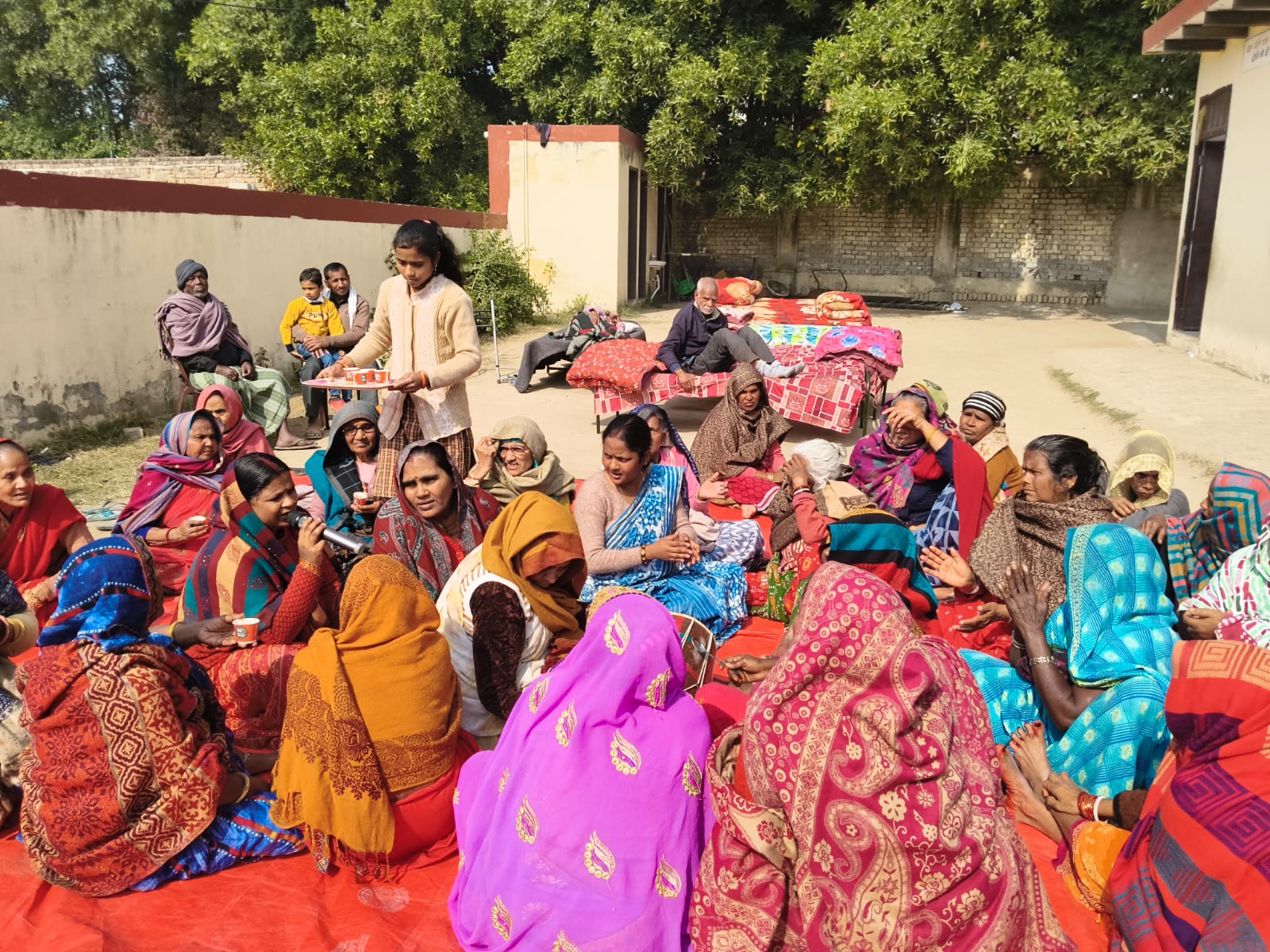 Activities at Old Age Home