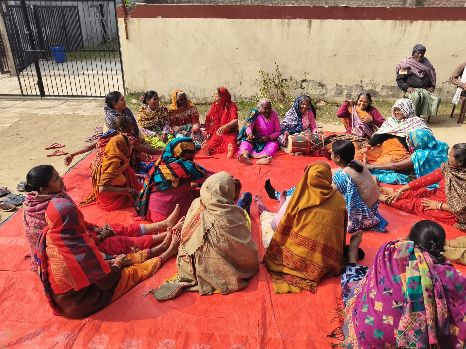 Activities at Old Age Home