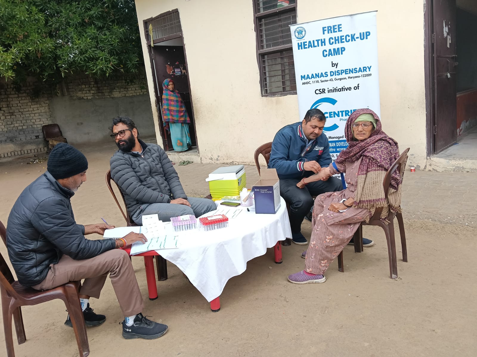 Health Checkup Camp at Old age Home