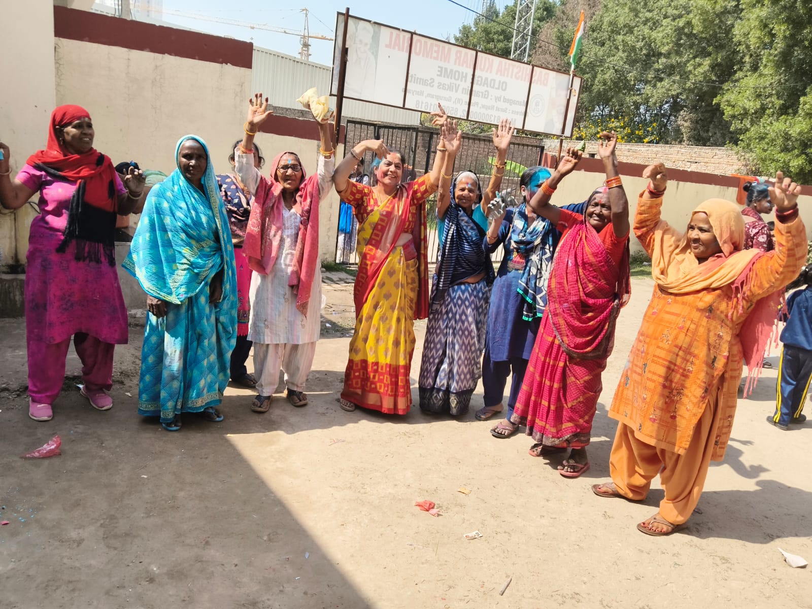 Holi Celebration at Old Age Home